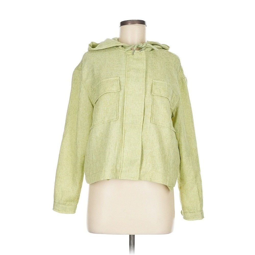 Avec‎ Les Filles Hooded Jacket Lightweight Utility Style Green Size M